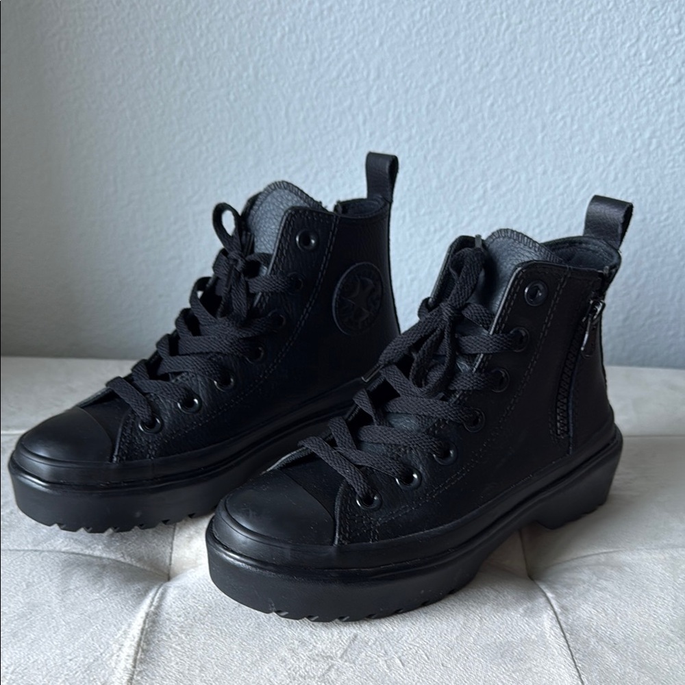 Converse Black Combat Boots for Women (New)